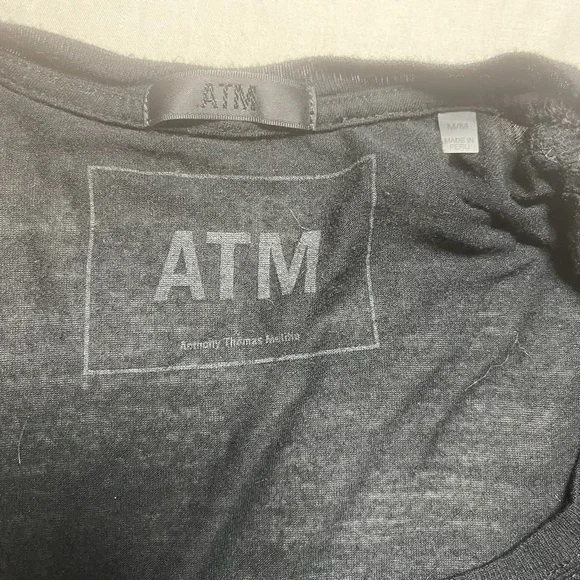 ATM Anthony Thomas Melillo Charcoal Tee - Picture 2 of 7
